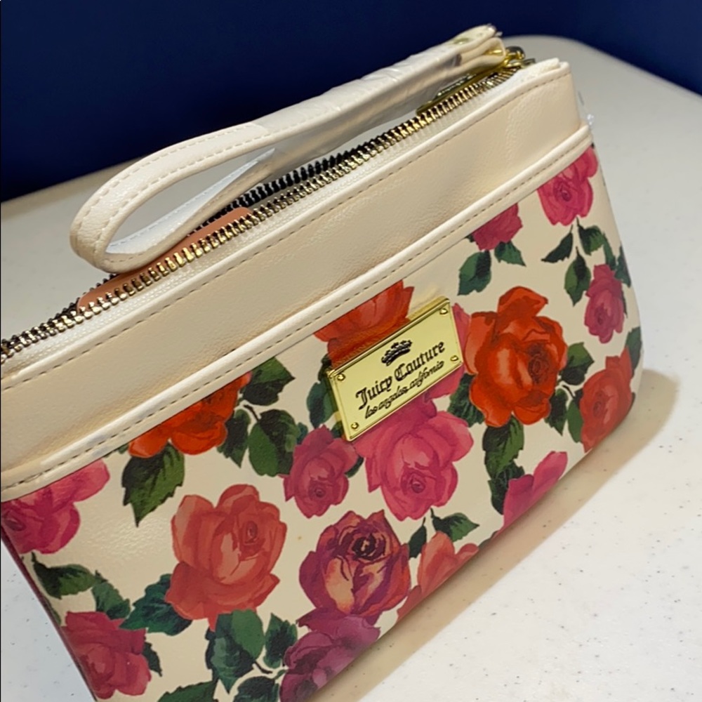 Juicy Couture Wristlet Floral Print